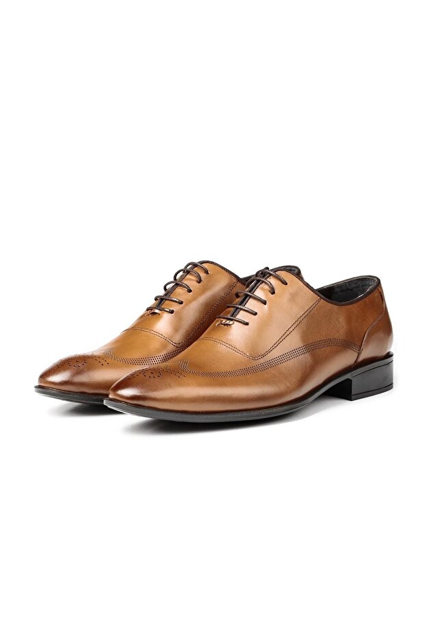 Stylish Genuine Leather Men's Oxford Laced Classic Shoes