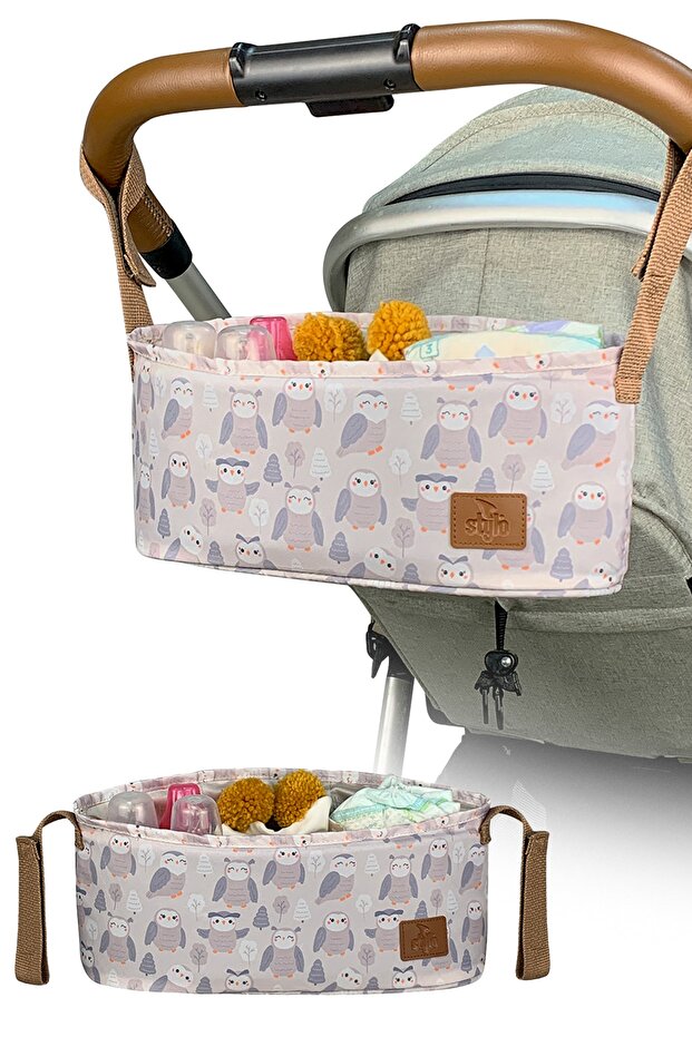 Trip Bebek Arabası Çantası - Baykuş - 1