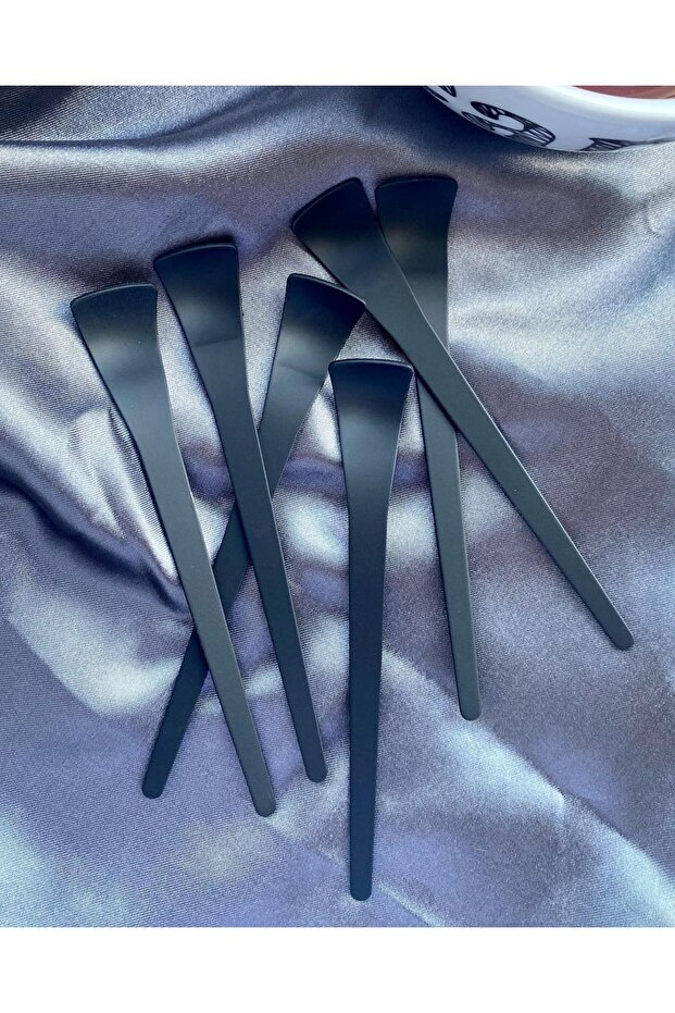 La Tina Black Matte 6-Person Teaspoon