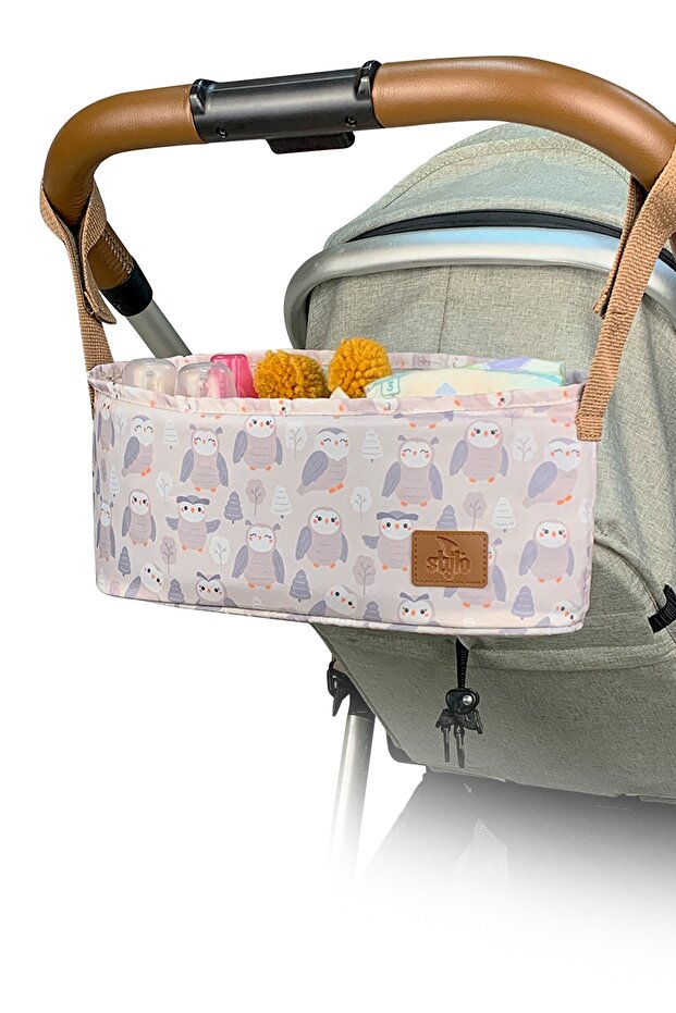 Trip Bebek Arabası Çantası - Baykuş - 6