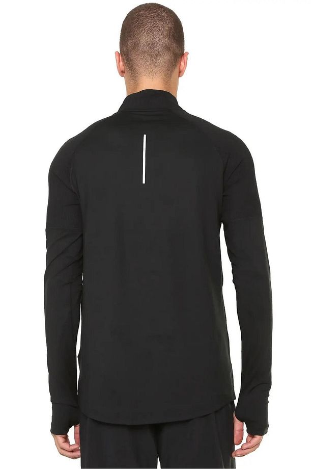 Dri-fit Element Running Yarım Fermuar Siyah Erkek Antreman Üstü - 6