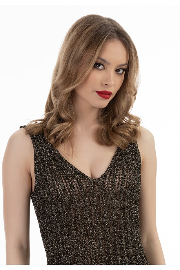 Stricktop mit Effektgarn - 3