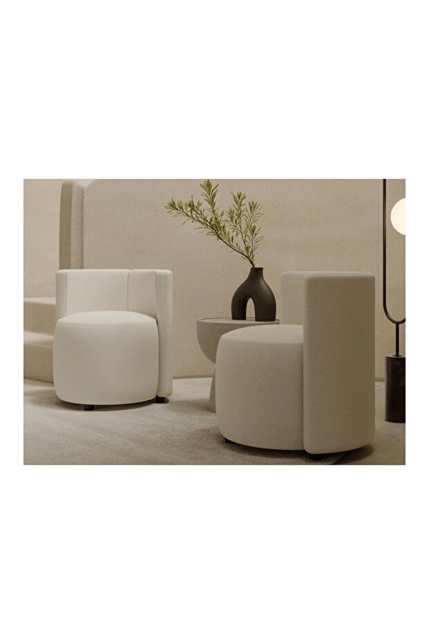 Mega Relax Berjer 2 Li Set, Beyaz - 4