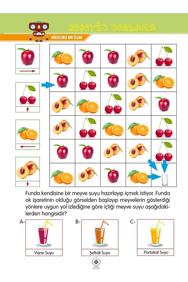 1 Sınıf Dikkat Ve Zeka Güçlendirme (3 Kitap)+hızlı Okuma Kitabım +robotik Kodlama-toplam 5 Kitap Set - 4