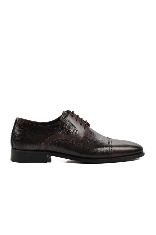 103181 Brown Inside and Outside Genuine Leather Men's Classic Shoes
