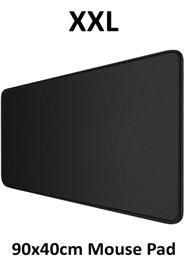 90Cmx40Cm Black Mause Pad Gaming Player Mouse Pad Anti-Slip Mousepad Long Keyboard Mouse Pads