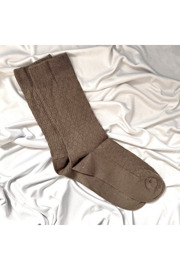 Erkek Camel Bambu Çorap 3'lü - 3