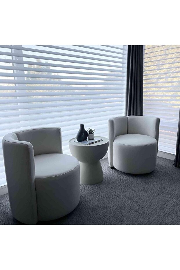 Mega Relax Berjer 2 Li Set, Beyaz - 2