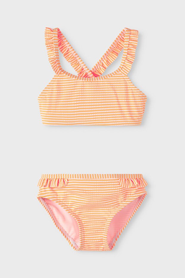 Mädchen Bikini Set Orange - 4