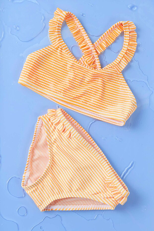 Mädchen Bikini Set Orange - 5