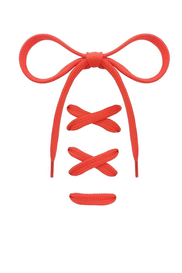 Orange (DARK) Color Thick Woven Shoelaces, Laces - 120 Cm (1 PAIR)