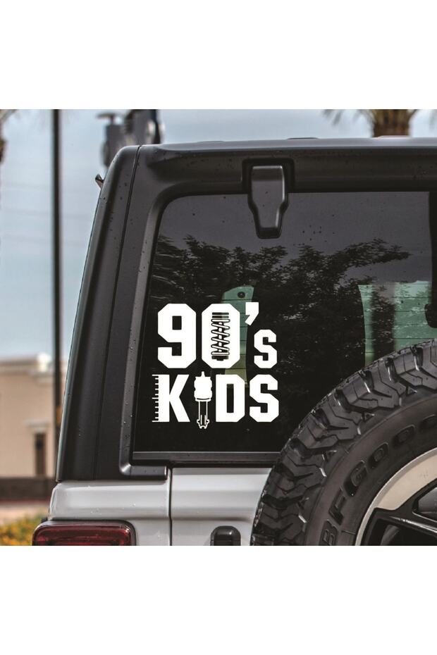 30 X 30 Cm 90's Kids - 90's Kids Auto Sticker, Car Sticker