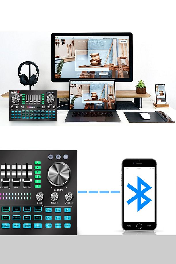 Cx1 Diamond Set Efektli Ses Kartı Mikrofon Kulaklık Stand Kayıt Canlı Yayın Seti (pc Ve Tel) - 4