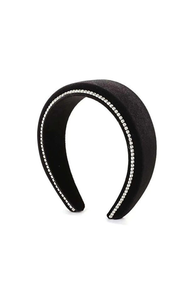 Zircon Stone Embroidered Crown