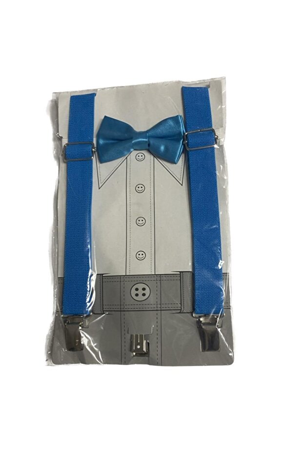 Children's Adjustable Suspender and Bow Tie Suit Set