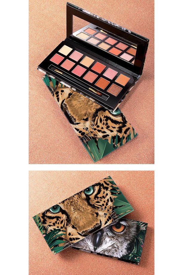 ® Images Jungle Serisi 12'li Leopar Göz Far Paleti - 6