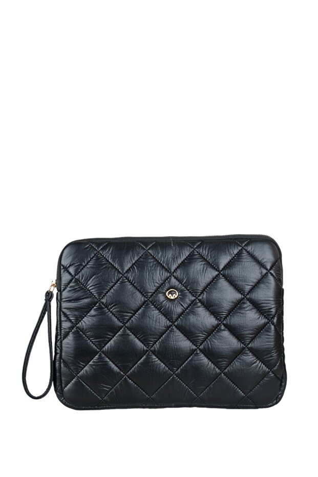 Quilted Case Laptop Bag and Portfolio Black