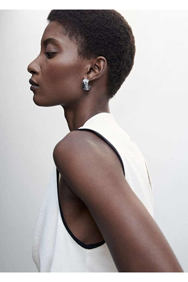 Kontrast Kollu Bluz - 6