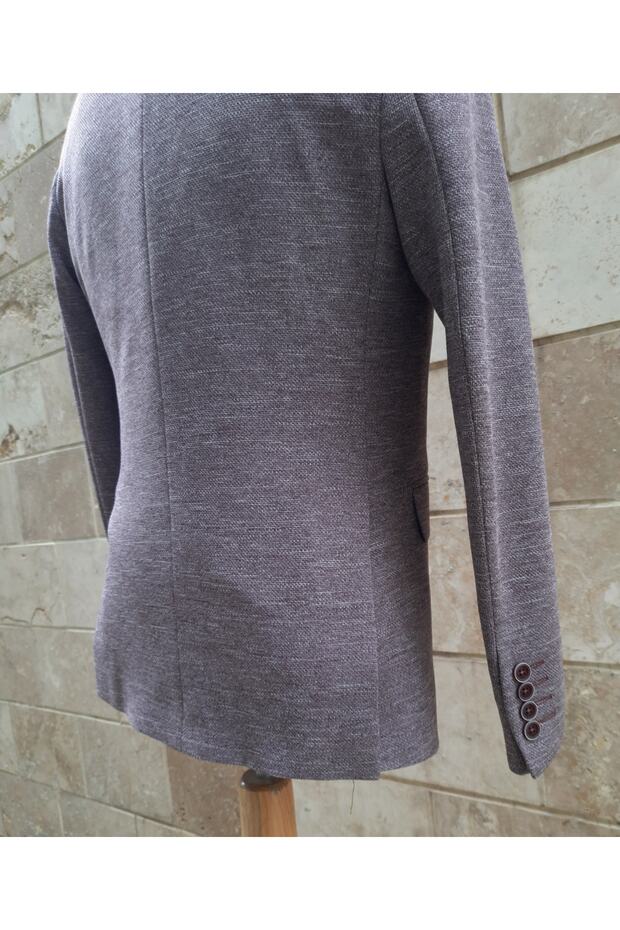 Slım Fit Blazer Ceket - 5