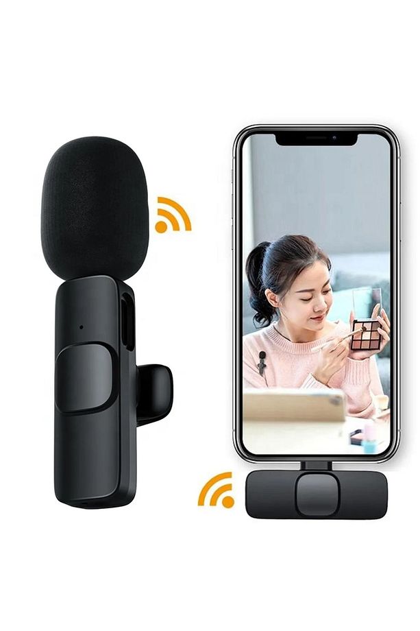 Type-c Uyumlu Kablosuz Yaka Mikrofonu, Android Yayın, Youtube, Tiktok Wireless Yaka Mikrofonu - 1