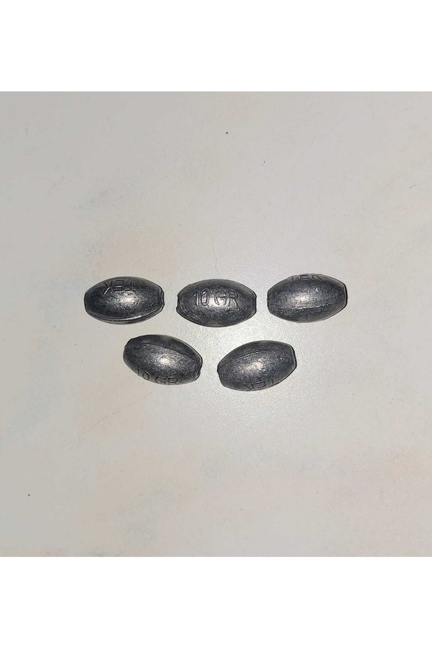 10 Pieces of Lead Fishing Line with 10 Grams