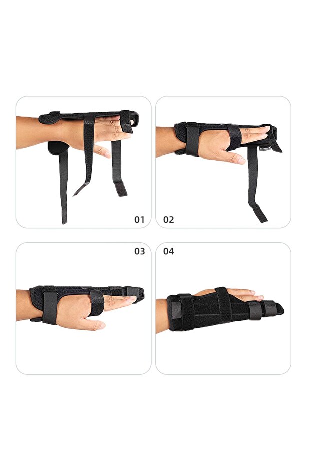 Double Finger - Fixed Splint Protector, Inline - 2