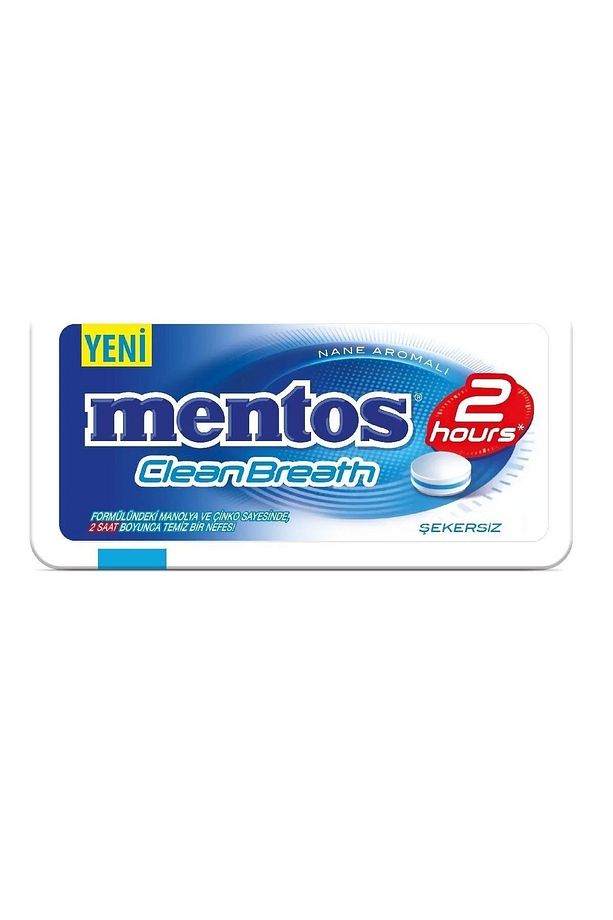 Clean Breath Nane Aromalı Şekersiz Şekerleme 6 Adet X 21 Gram - 1