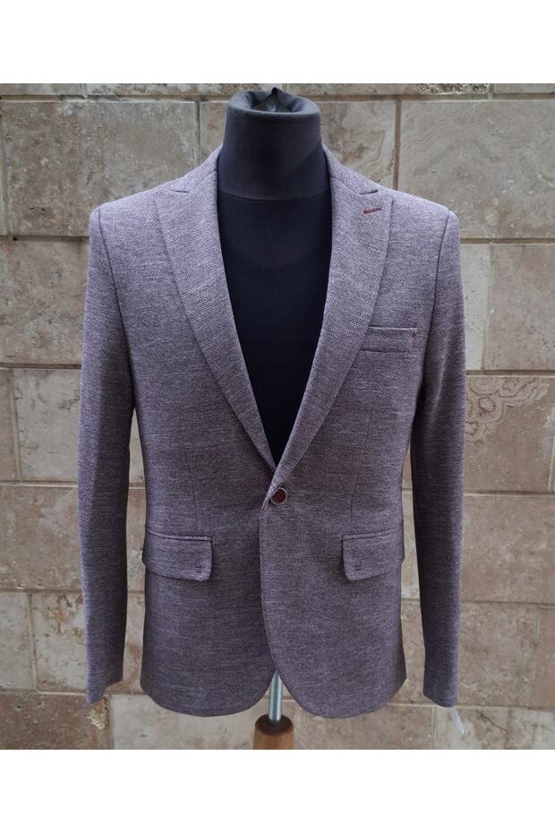 Slım Fit Blazer Ceket - 1