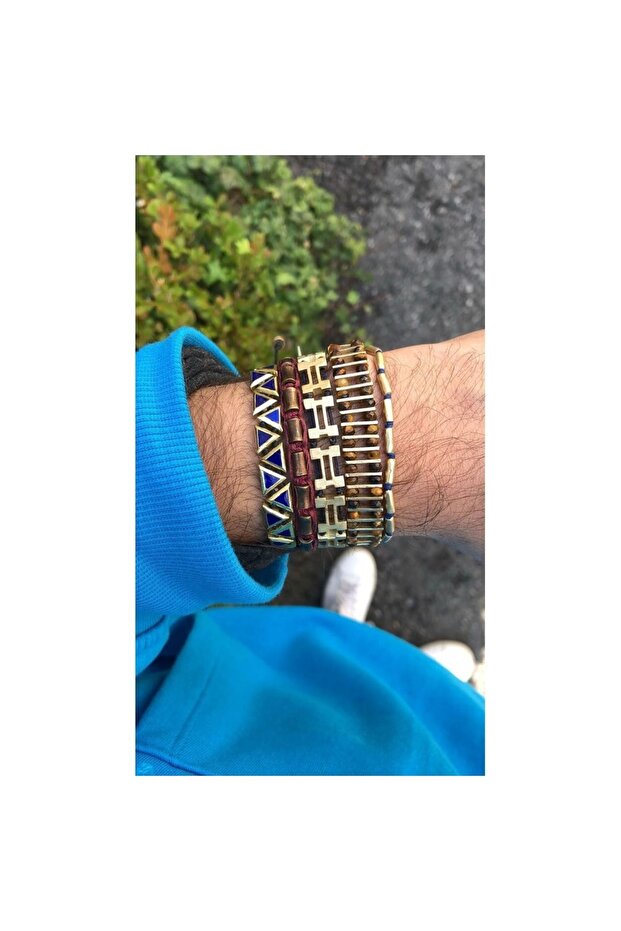 Bronz Elips Bileklik - 4