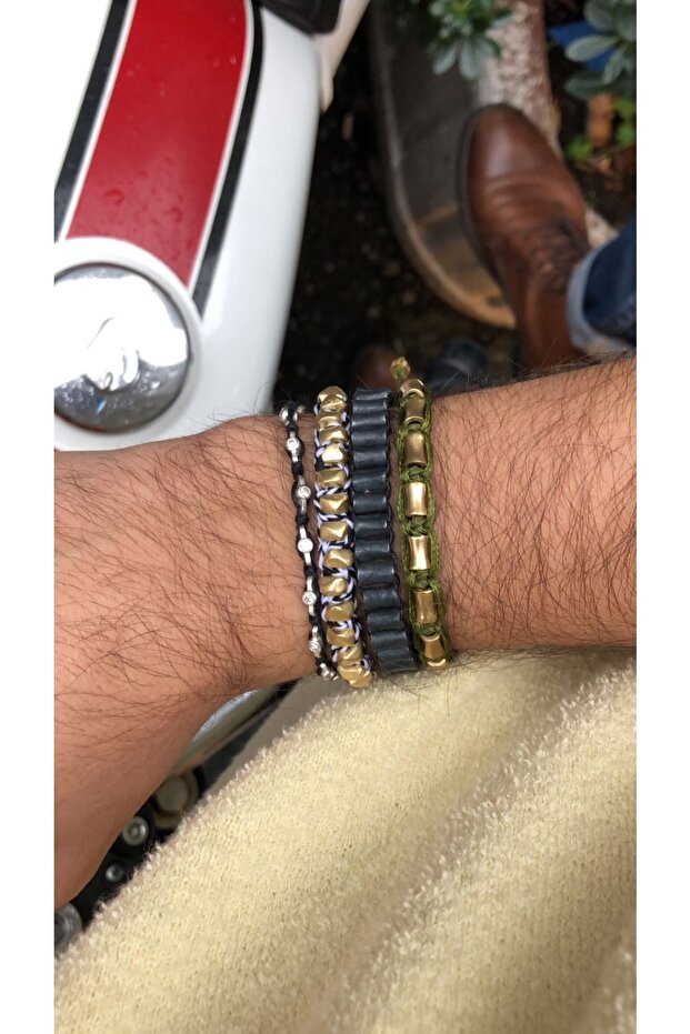 Bronz Pipeline Bileklik - 5