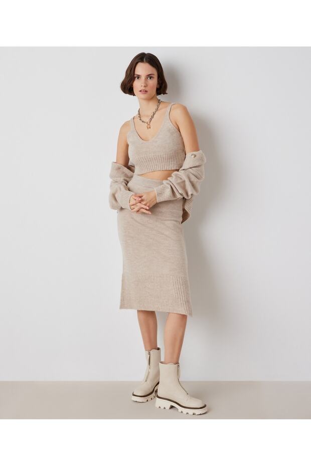 Askılı Crop Triko - 2