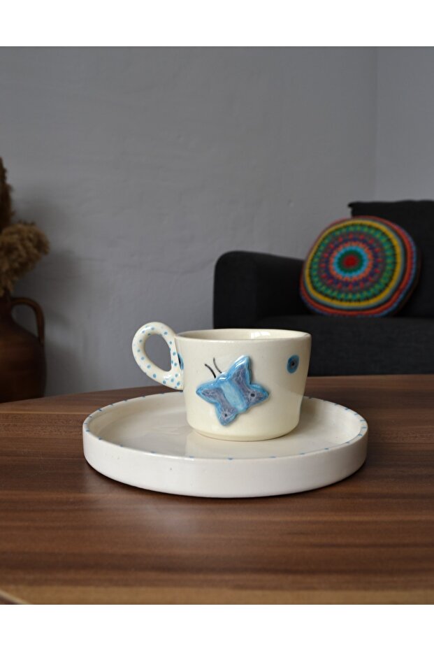 Butterfly Figured Design Cup - 1