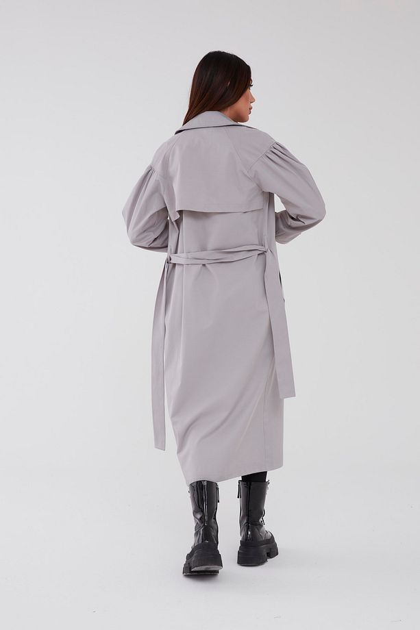 Pleated Trençkot Oversize - 8