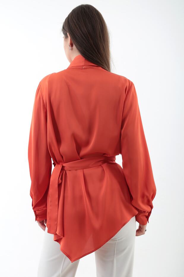 بلوزة برتقالية - 5