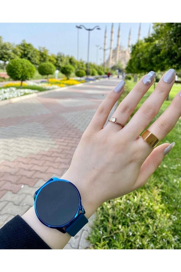 Silikon Kordon Erkek Led Ekran Kol Saati - 7