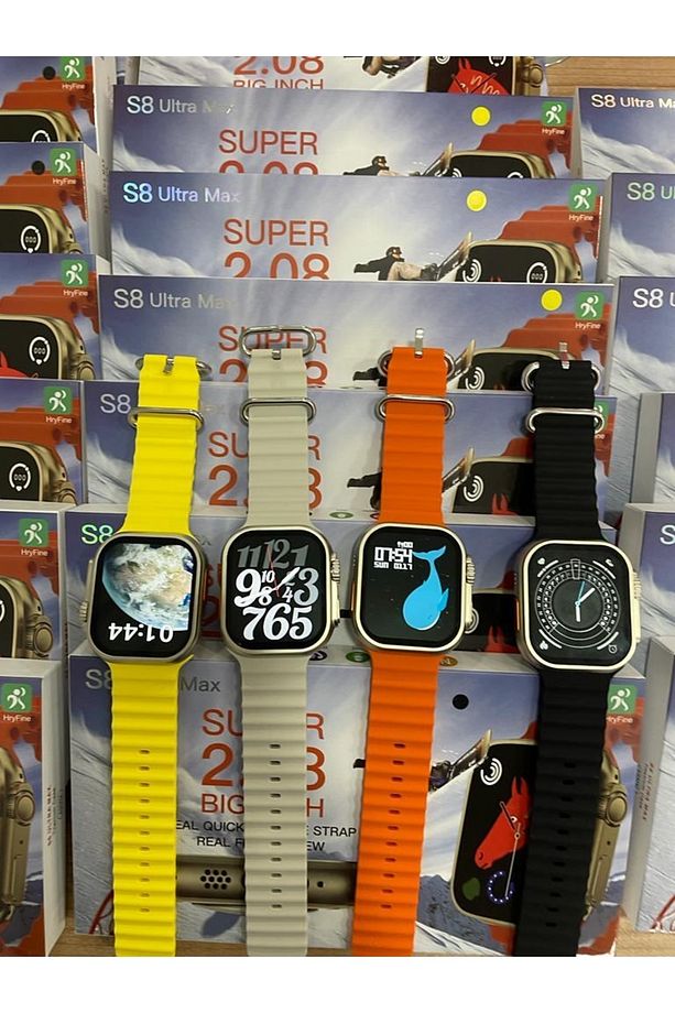 Watch Ultra Plus S8 Ultra Max Pro 49 Mm 2.08 Inc Ekran Akıllı Saat Nfc Siri Sesli Görüşme - 1