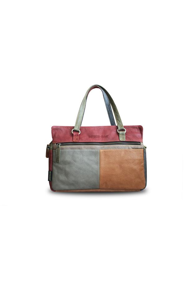 DUTCH-BAG Arnhem Unisex Italyan Derisi Kişiye Özel Tasarım Kadın Kol Çantası
