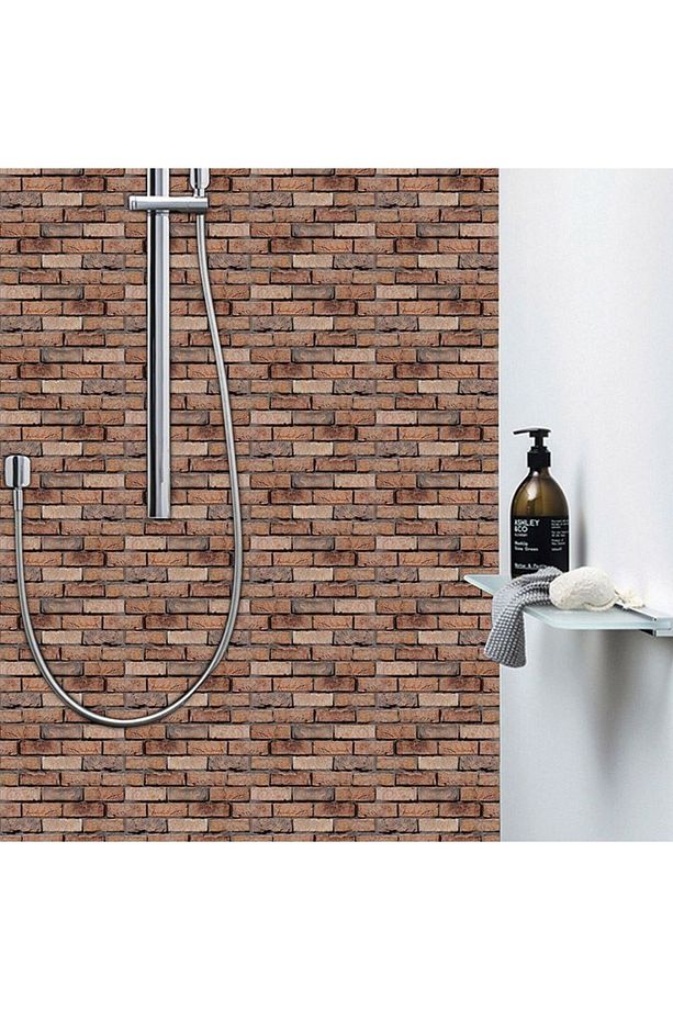 1adet 30cmx30cm 3d Kendinden Yapışkanlı Duvar Kağıdı Kaplama Su Geçirmez Mutfak Banyo - 1