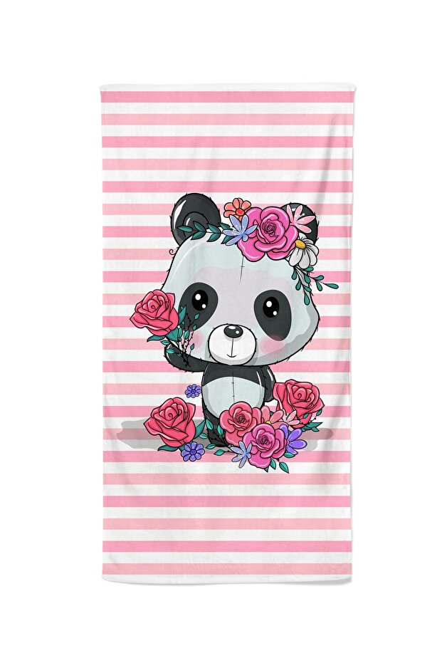 منشفة الشاطئ بنقشة الباندا - 2