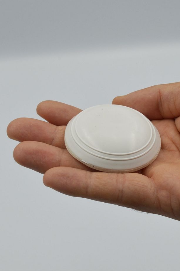 2 Adet Kapı Stoperi Tamponu Kendinden Yapışkanlı Kapı Stoperi Beyaz - 4