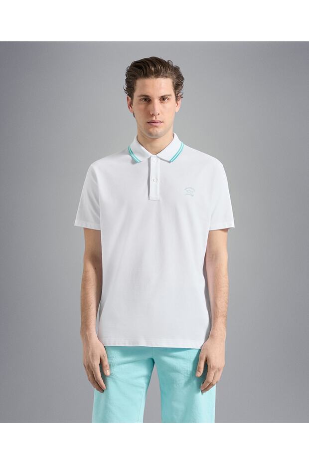 Men's Knitted Poloshirt C.wCotton