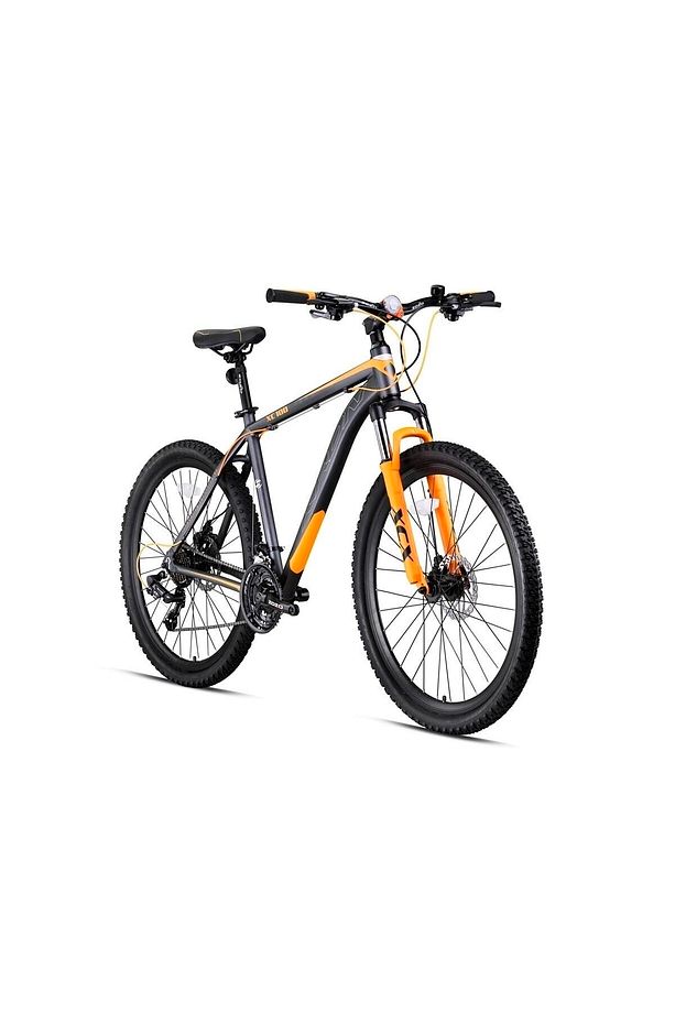 Xc 100 - 27.5" Mtb - 18' - 21 Vites - [hidrolik Diskli Modeldir] - Mat Füme-gri/turuncu - 2
