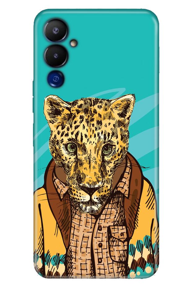 Pova 4 Case Silicone Patterned Illustrated Uv Cover Cheetah
