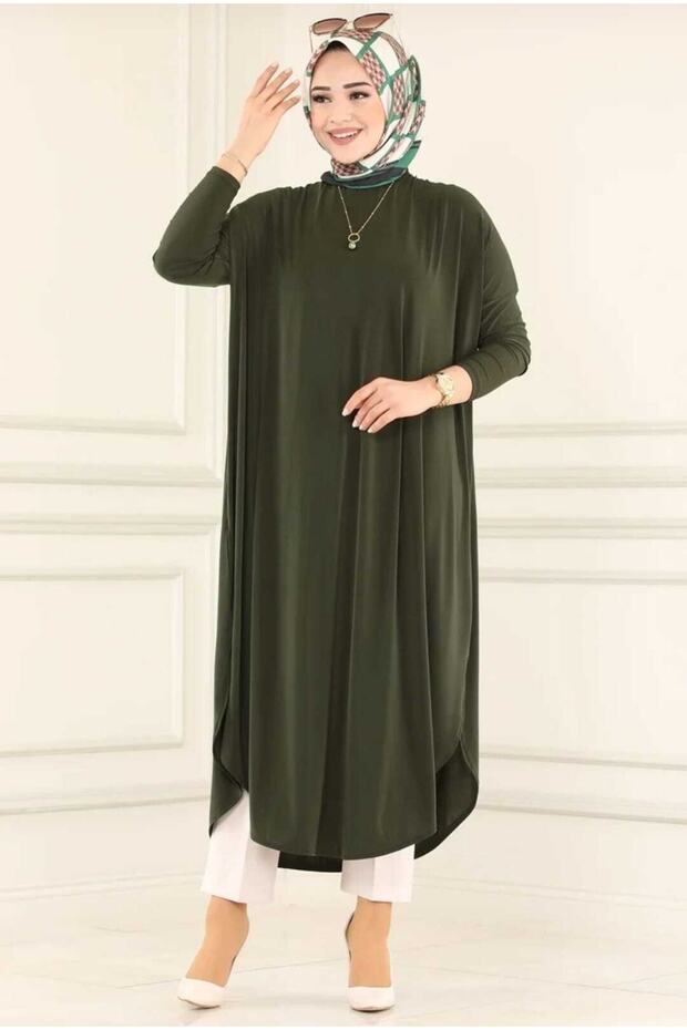 Basic Sandy Tesettür Tunik - 1
