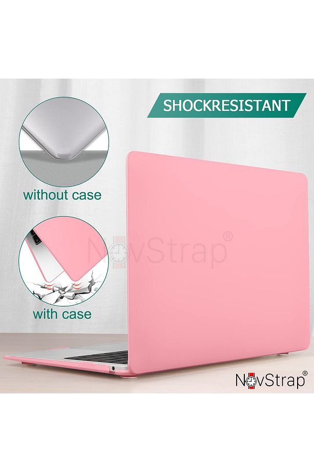 Macbook Air M1 Çip A2337 A1932 A2179 13.3 Uyumlu Kılıf Cream Hard Shell Rubber Kapak - 6