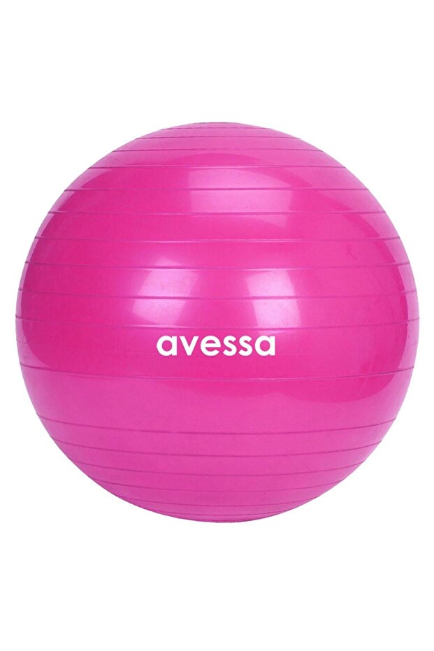 BPT-55 PINK AVESSA 55 CM PLATES BALL, PINK PACKAGING