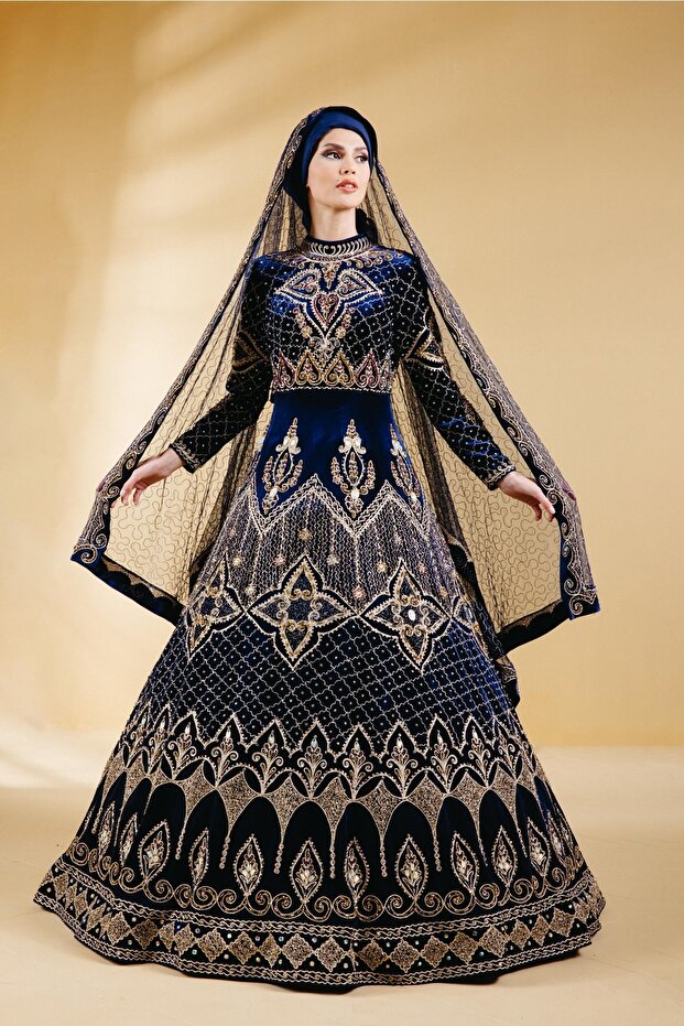 Lacivert Tesettür - 3