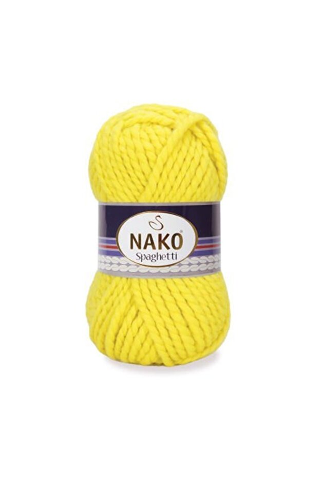 Spaghetti 10633 5 Adet Kışlık Ip Yünlü Neon Sarı - 1