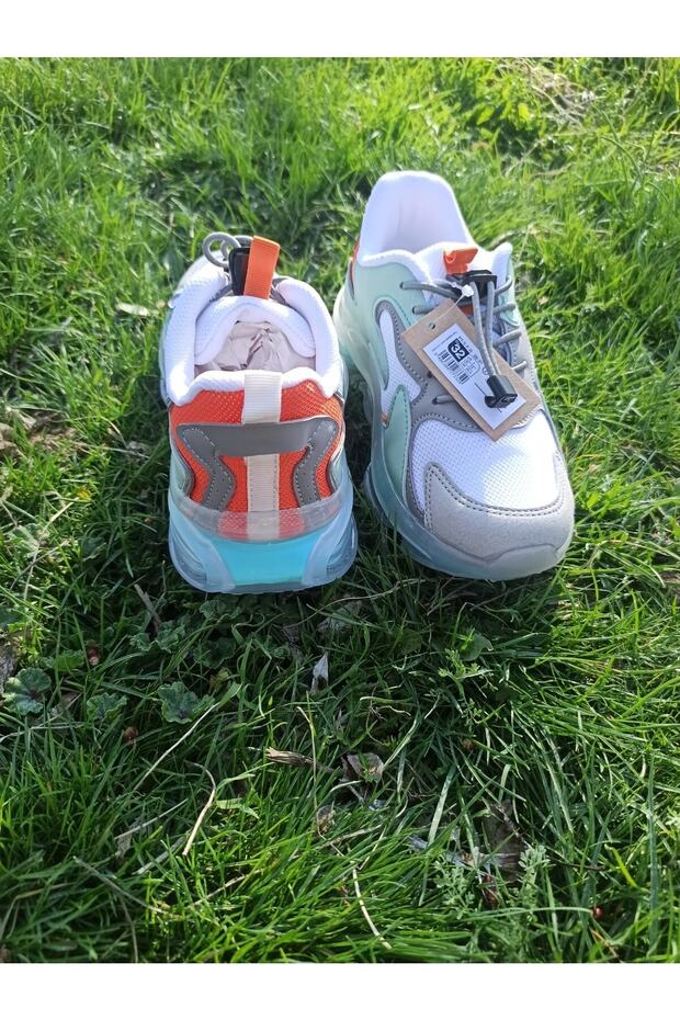 26-37 Numara Air Taban Ortopedik Unisex Beyaz Çocuk Ayakkabı - 6