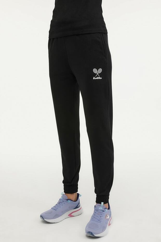 W-slg09 Anıta Jogger 2pr Siyah Kadın Eşofman Altı - 1